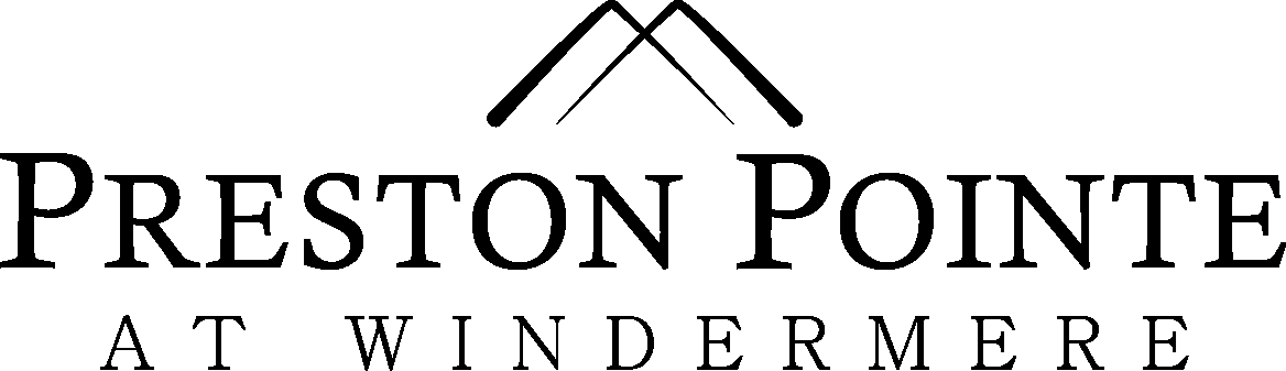 the logo for preservation point at wintergreen with a m letter